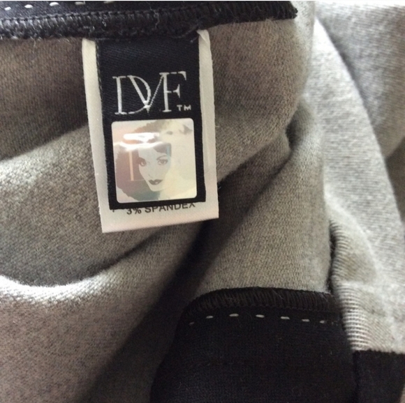 Diane Von Fustenberg DVFGrey Leigh Woven Dress - Picture 3 of 6